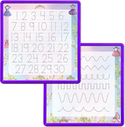 Kid's Name Tracing Board | Dry Erase Letter Tracing | Reusable Writing Practice Board | Personalized | Ballet Theme