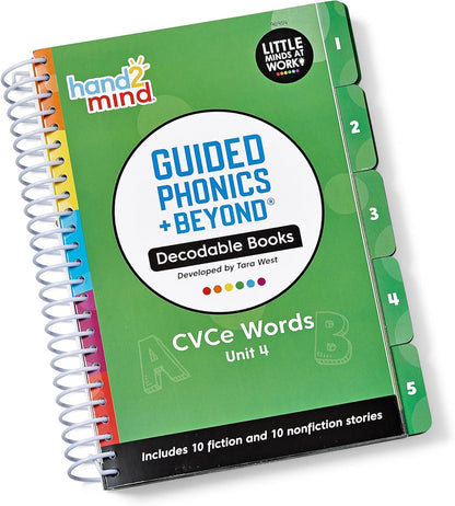 hand2mind Guided Phonics + Beyond Decodable Books Unit 2, CVC Books for Beginning Readers, Science of Reading Classroom Materials, Learn to Read Leveled Readers, Preschool Curriculum for Teachers
