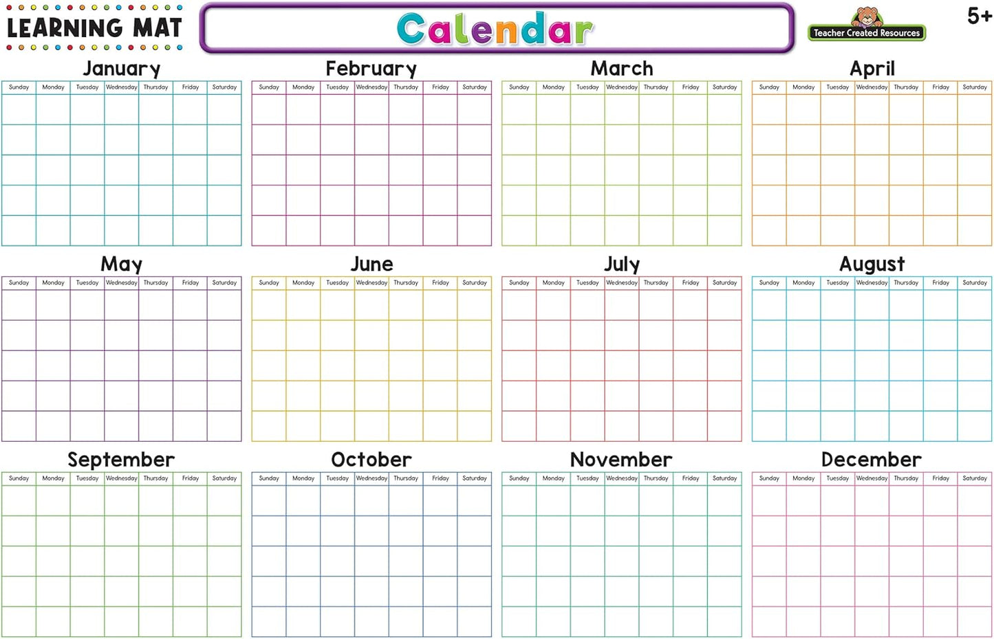 Teacher Created Resources Phonics Learning Mat