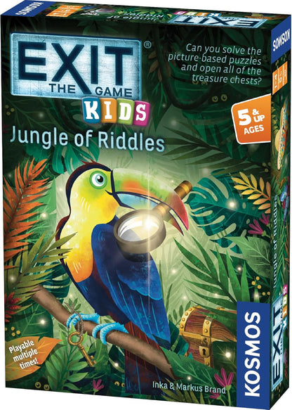 EXIT: Kids -The Great Bee-Scape | Fun, Puzzle Mystery Kids Game, 1-4 Players, Cooperative Nature Game, Riddles, Age 5+, by Kosmos