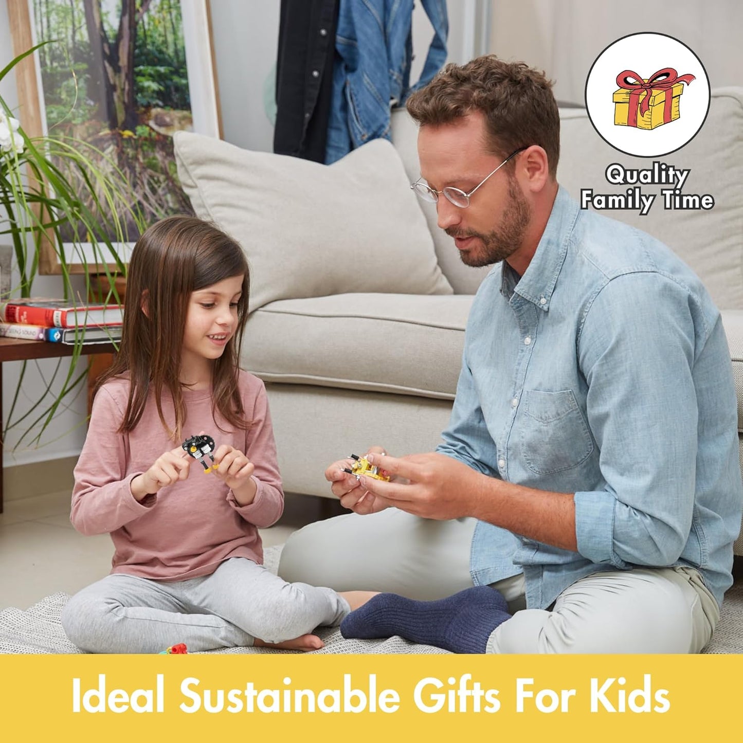 The OFFBITS Offbits Animal Kit - Pingubit, Penguin Model Size Kit with Super Tool + Online Community Unlocking Code, Black, Yellow, Grey, Small (Black Penguin)