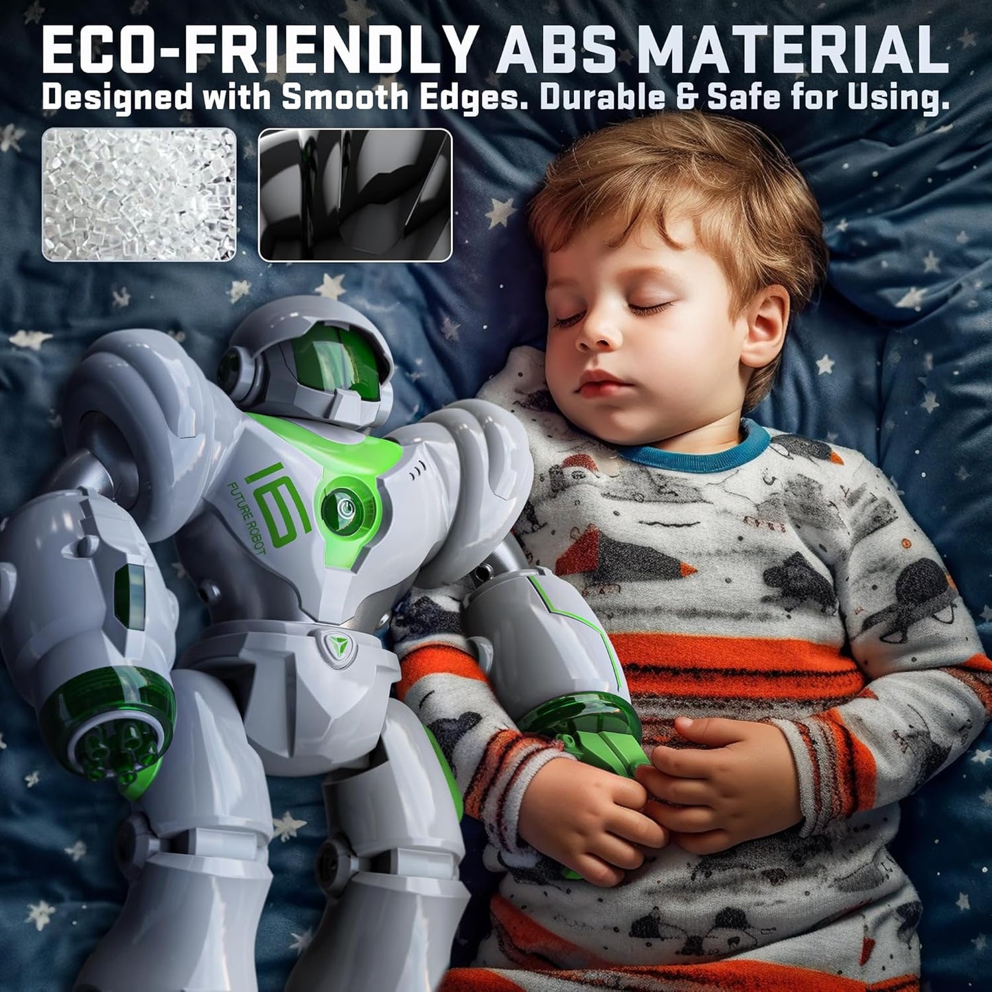 BEZGAR Robot Toys for Kids 3-12 Years Old - Big RC Robot Programmable Dancing with 22 Actions, Remote Control Emo Robots Supporting 78 Changing Expression Christmas Birthday Gift for Boys and Girls