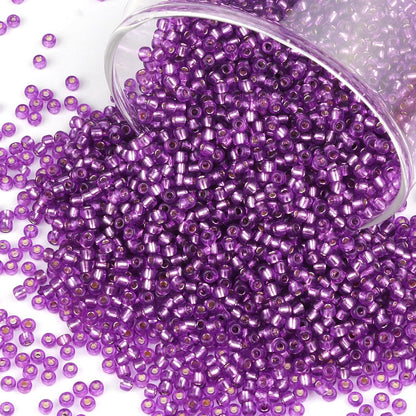 10100 Pcs Size 11/0 Glass Seed Beads, 2 mm Dark Green Small Mini Spacer Loose Pony Beads for Jewelry Making and DIY Crafts - Colors B