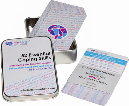 Mind Brain Emotion 52 Essential Conversations for Home, Therapy, Speech, School Classroom - Conversation Cards for Kids, Family, Teacher & Counselor to Build Growth Mindset & Communication Skills