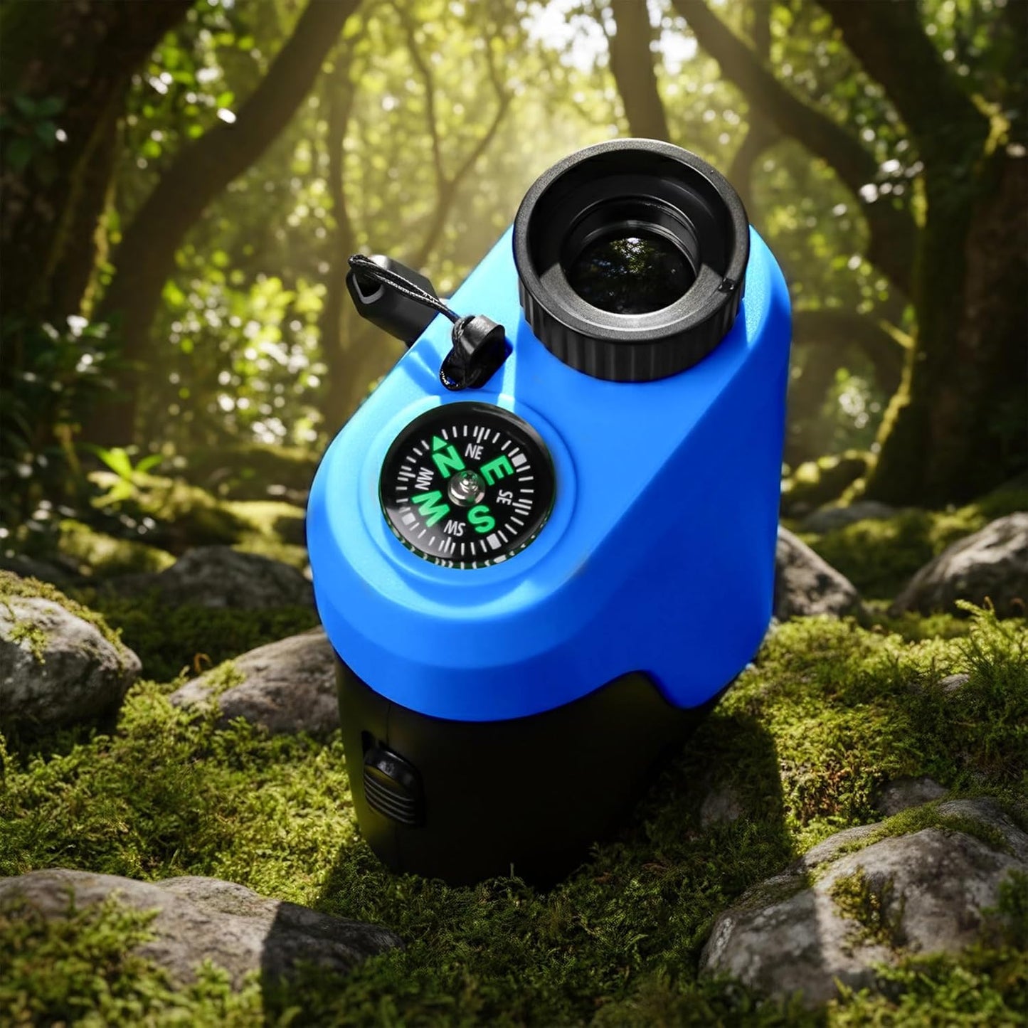 Compact Monocular for Kids with Compass,LED Signal Light, Telescope, Infrared Rays., Smaller Size Easier to Carry Around for Bird Watching Hunting Camping Hiking Sport Game Concerts