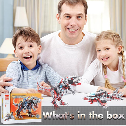 Transforming Robot Mech Building Block Sets, Destroy Warrior City Soldier Mech Model Action Mech Model Building Kit, Cool Robots Toys Gift for Adults and Kids Boys 6 7 8 10+, （542 PCS）
