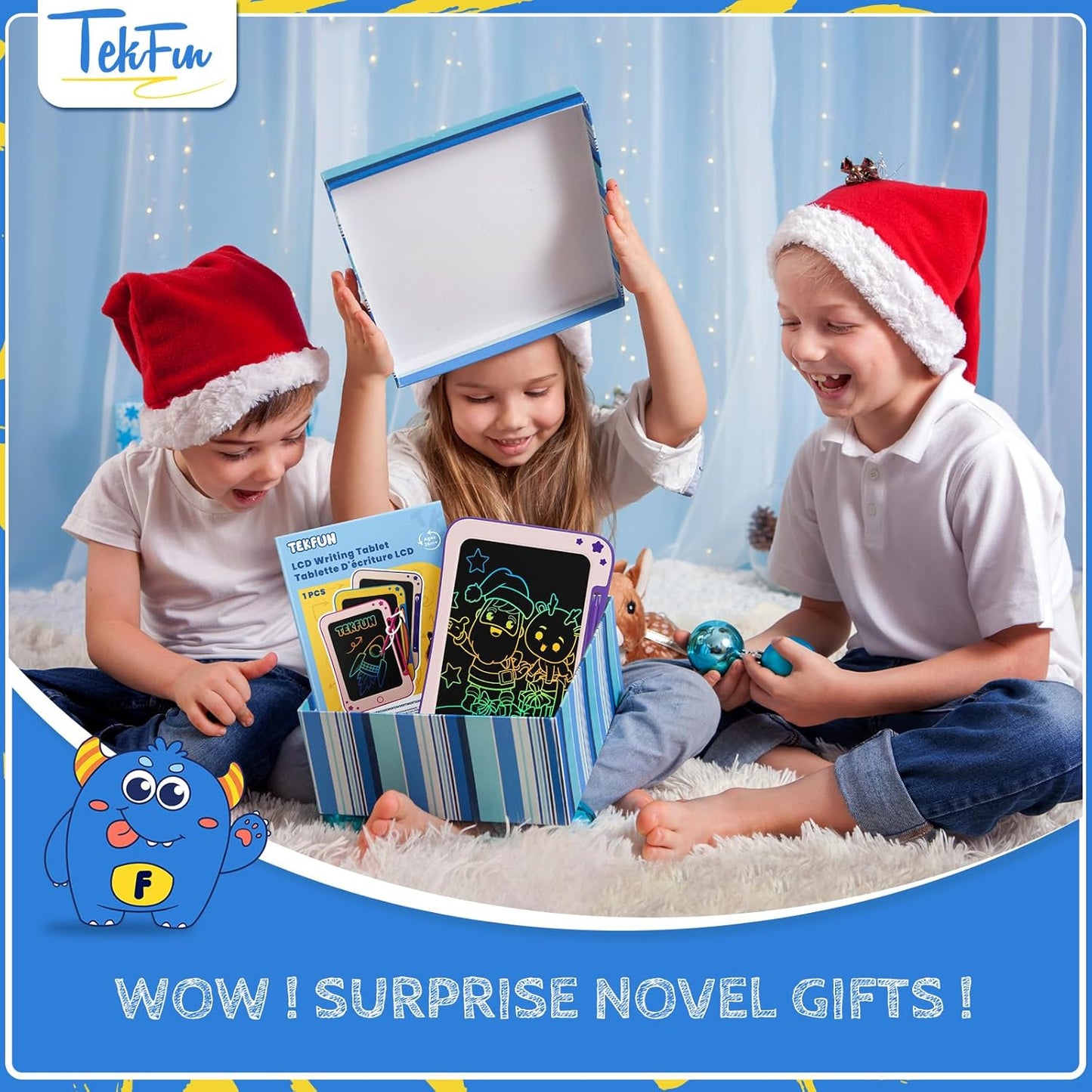 Birthday Gifts for Kids, 10inch LCD Writing Tablet Doodle Board, Mess Free Coloring Drawing Pad,Toddler Travel Toys, 3 4 5 6 7 8 Year Old Girl Birthday Gift, Christmas Easter Toys