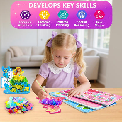 Search and Find Books for Kids 3-5, Reusable Preschool Learning Activities, Perfect Road Trip Essentials, Educational Toys, 28 PCS Busy Books for 3 4 5 6 Year Old Boys Girl Christmas Birthday Gifts