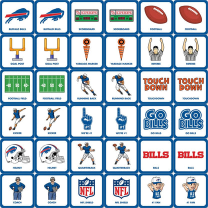 MasterPieces Sports Games - NFL Matching Game - Game for Kids and Family - Laugh and Learn