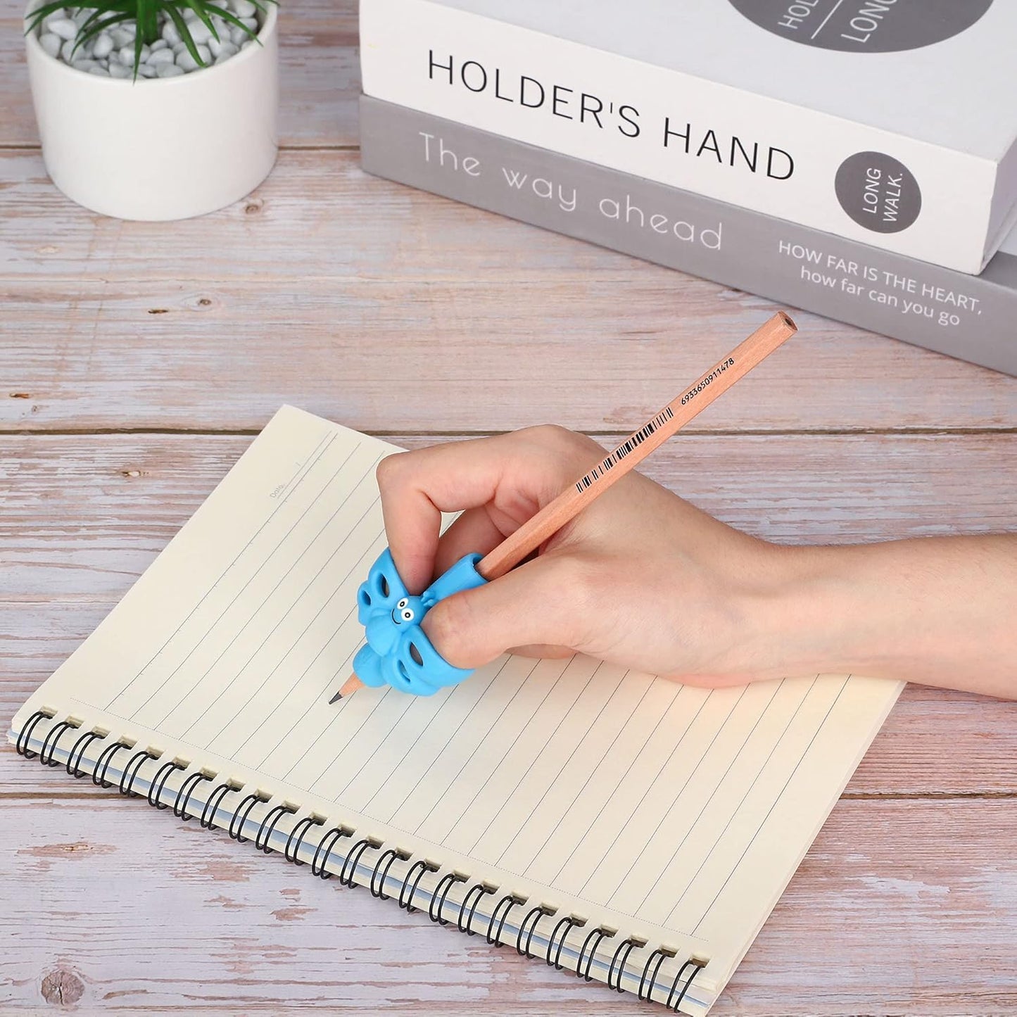 KOABBIT Pencil gripper kids/toddler handwriting aid tools for beginners,Pencil Holder for preschooler 2-4 Years learning to Write for Children's Training Pen Holding Posture Correction Tools(3 PACK)