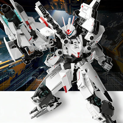 Mech Robot Building Blocks Set Movable Joints Construction Toy 654PCS Creative Collectible Action Figure Model Kit for Kids and Hobbyists Ages 6+