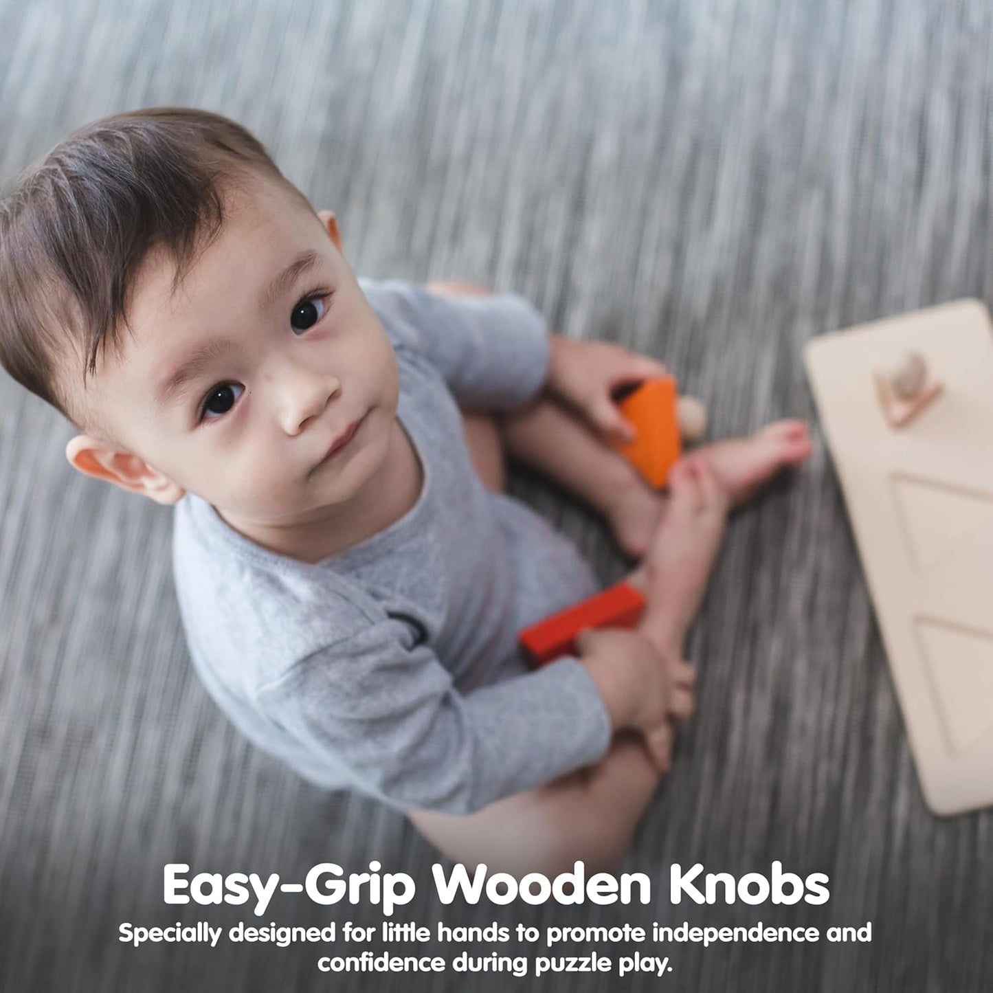 PlanToys® Sorting Boat Toy | Wooden Shape Sorter Toy for Toddlers 3+ | Montessori Educational Boat Puzzle with 6 Blocks | Develops Fine Motor Skills, Shape Matching & Problem-Solving