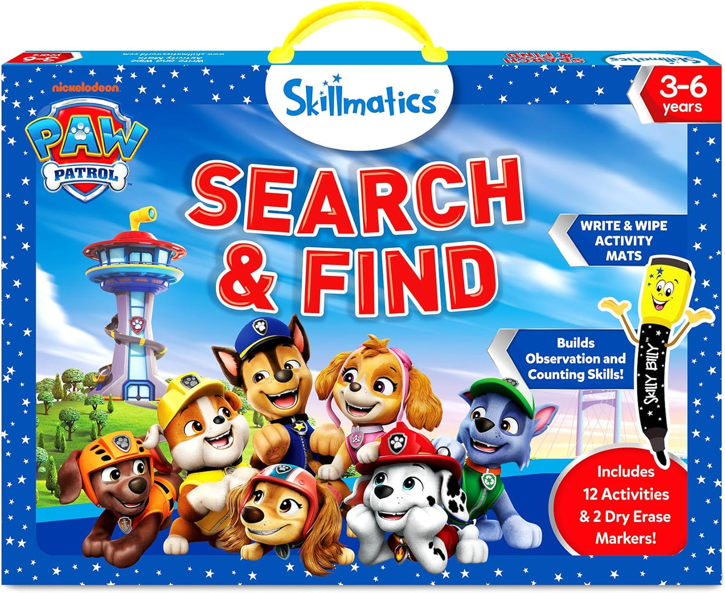 Skillmatics I Can Write PAW Patrol - Reusable Preschool Learning Activities, Educational Toy and Game, Back to School Supplies, Gifts for Students, Kids, Toddlers Ages 3, 4, 5, 6
