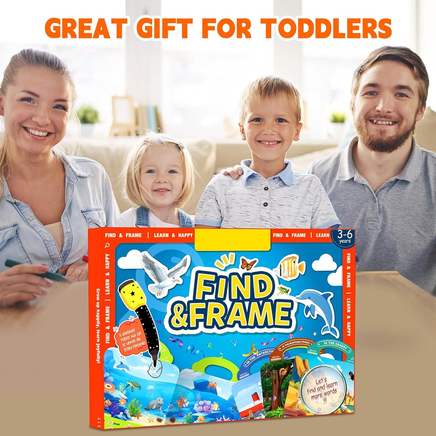 Search and Find Books for Kids 3-5, Reusable Preschool Learning Activities, Perfect Road Trip Essentials, Educational Toys, 28 PCS Busy Books for 3 4 5 6 Year Old Boys Girl Christmas Birthday Gifts