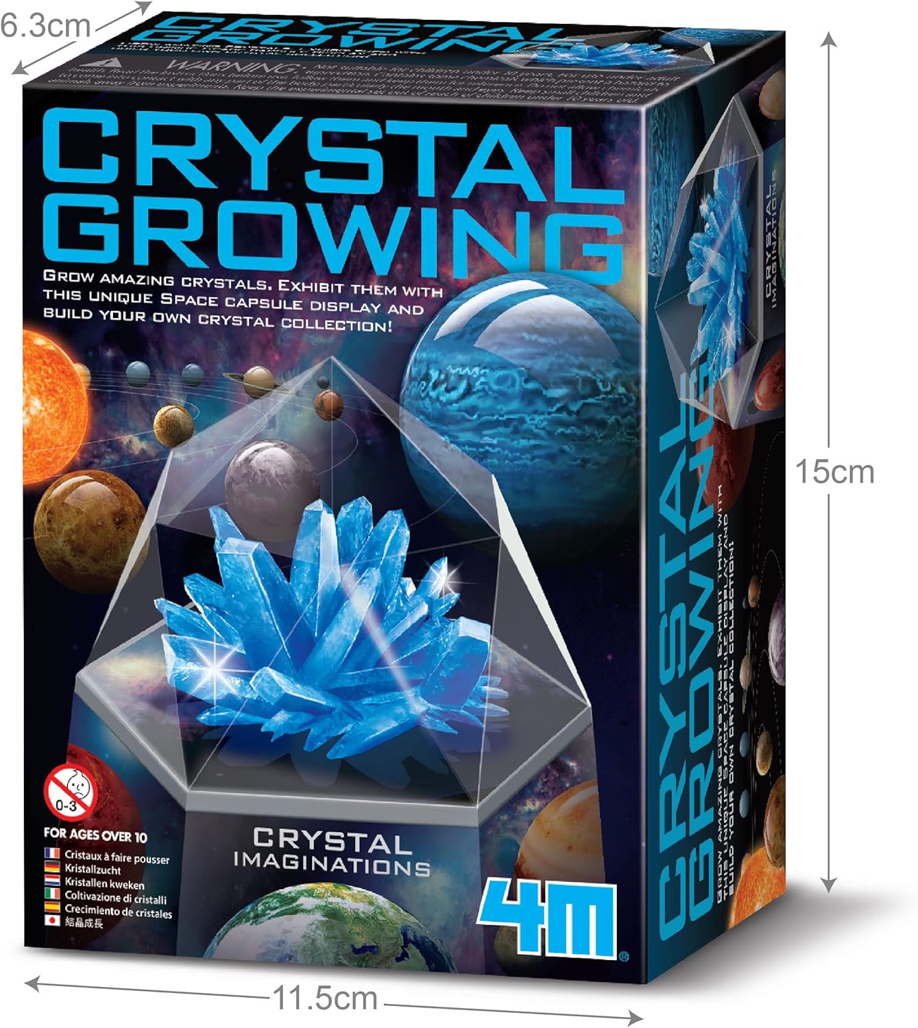 Crystal Growing/Crystal Imaginations Red - (1 Pc.) - Great Hands-on Activity