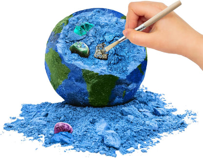 Anker Play 650242/DOM Mega Dig Earth Gem Excavation Kit for Kids, Multicolor, 10 Pieces