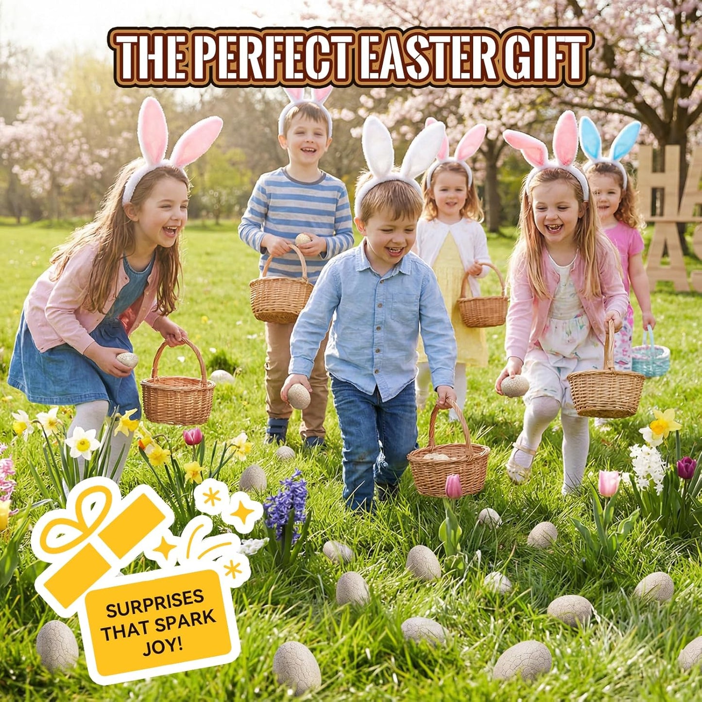 Dinosaur Egg Excavation Dig Kit for Kids - 12Pack Easter Basket Stuffers, Glow in The Dark Dino Easter Eggs, Dinosaur Toys Easter Gift for 3 4 5 6 7 8 Year Old