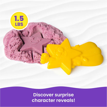 Kinetic Sand, Splash Starter Case with 6oz Color-Change Play Sand, 3 Tools & Molds, Reusable Storage, Sensory Toys, Holiday Gifts & Stocking Stuffers for Kids Ages 3 and up