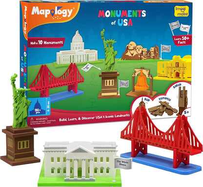 Imagimake Mapology Man's Journey to Moon | NASA Mission Apollo 11 | Rocket & Satellite Model Making Set | Space Toys for ages 8-13 | Educational Science Kits for Kids Age 8-12 | Gifts for Boys & Girls