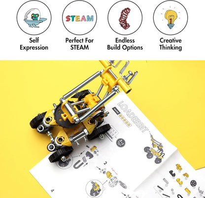 The Off Bits AirBit – Build Your Own Airplane! STEM Building Kit for Creative Kids 8-12 & Curious Adults, Fun Educational Gift for Boys & Girls