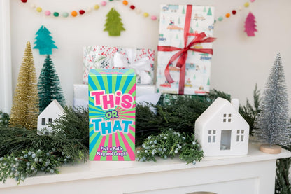 This or That Party Game – Family Card Game with Easy Either/Or Choices | Fun Guessing Game for Kids, Teens & Adults Where Players Follow Their Path Down the Pyramid for Family Game Night & Parties