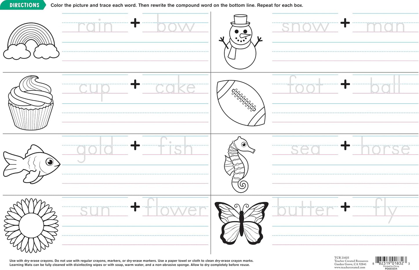 Teacher Created Resources Phonics Learning Mat