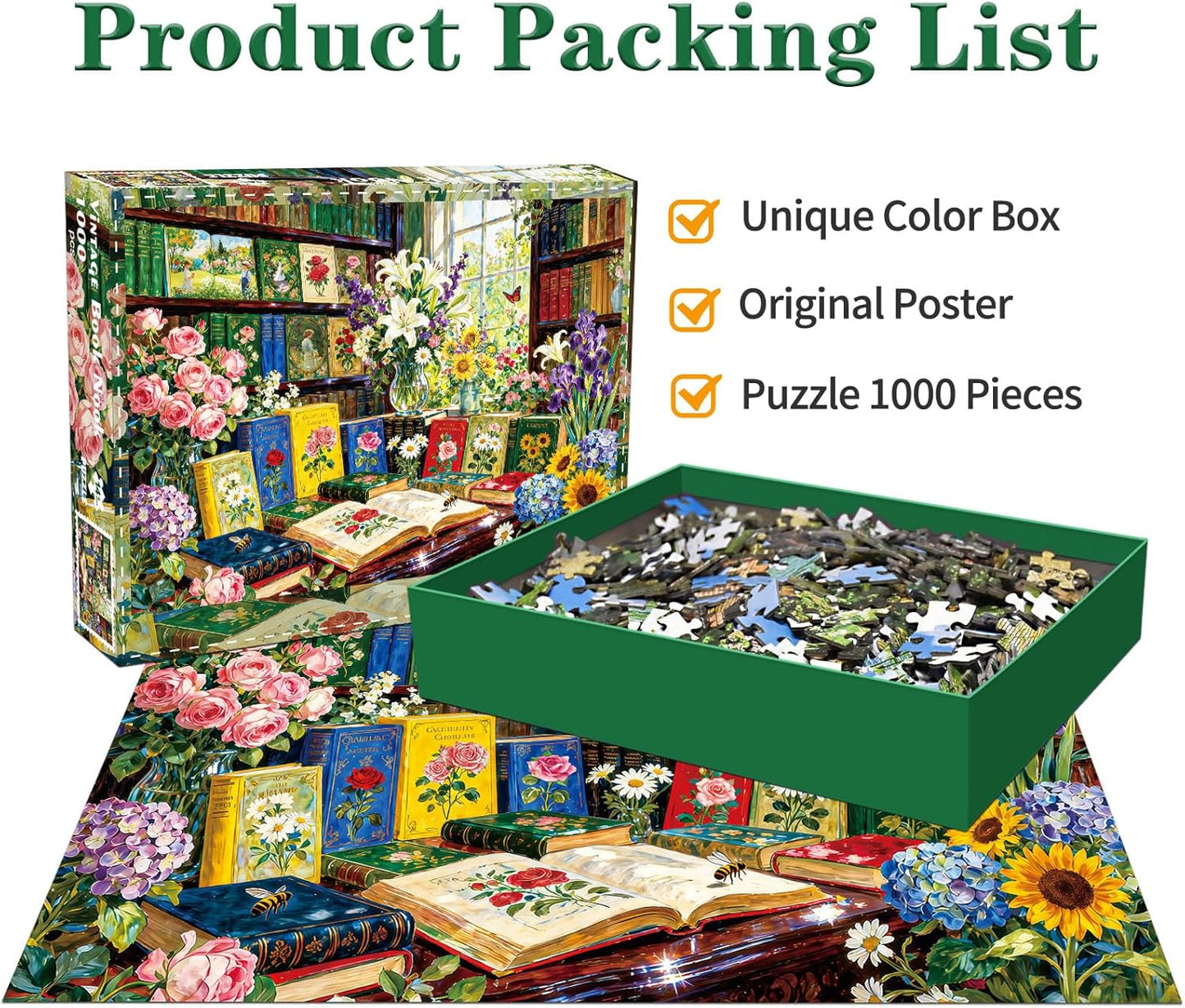 Jigsaw Puzzles for Adults 1000 Piece Puzzle for Adults 1000 Pieces Puzzle 1000 Pieces-Idyllic Rural Summer Landscape