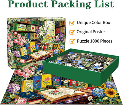 Jigsaw Puzzles for Adults 1000 Piece Puzzle for Adults 1000 Pieces Puzzle 1000 Pieces-Idyllic Rural Summer Landscape