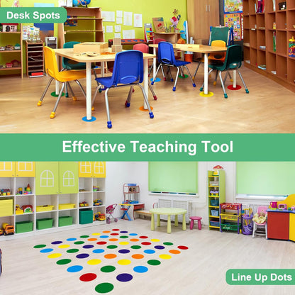 ForTomorrow Carpet Markers with Numbers - 36 Pcs 4" Classroom Sitting Carpet Dot Number 1-36, Floor Rug Circles Marker Spot for Preschool Kindergarten Elementary