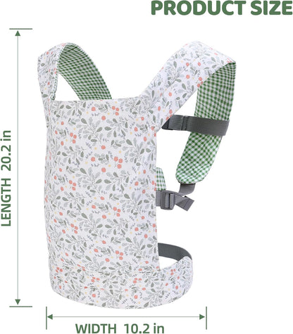 Miracle Baby Doll Carrier for Kids, Front and Back Baby Doll Accessories Backpack Kid Toddlers Play Toy Baby Carriers with Adjustable Straps for Little Girls