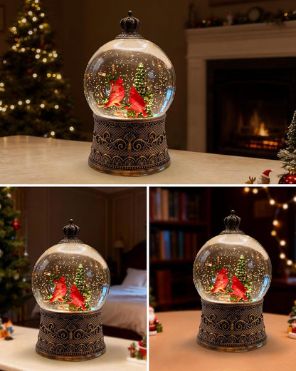Extra Large Christmas Snow Globes Christmas Lantern, 12.99" Musical Snow Globe with 8 Songs, Santa Snowglobe for Kids Adults, 6H Timer Dual Power, Lighted Christmas Decorations Indoor Gifts