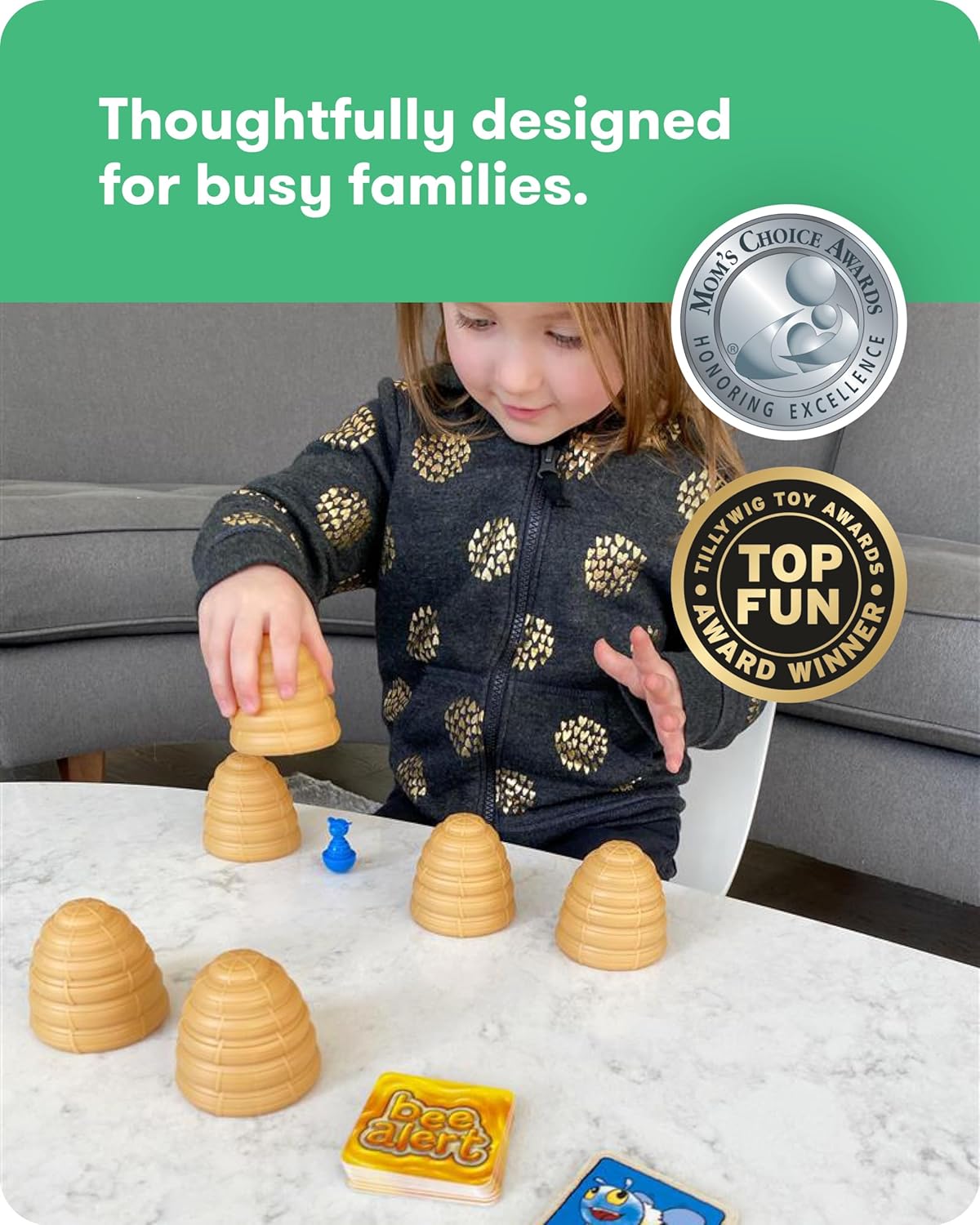 SimplyFun Lily Pond - Educational Game to Practice Early Reading and Spelling - an Engaging and Fun Toddler Game - 2 to 4 Players, Ages 4 & Up