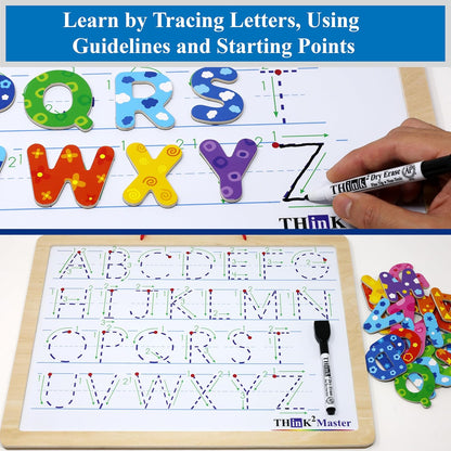 THINK2MASTER Alphabet Animal Puzzle.Size 14.5” x 10.5" (Animal Edition)