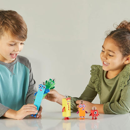 hand2mind Numberblocks Friends One to Five, Action Figure Set, Toy Figures & Playsets, Small Figurines for Kids, Counting Blocks, Numbers for Toddlers, Math Toys, Kids Birthday Gifts