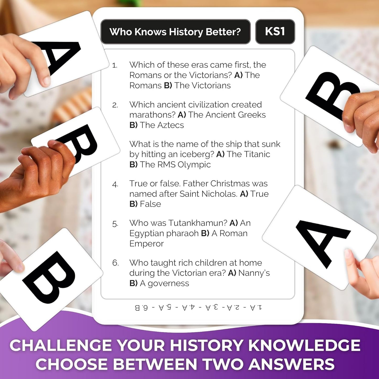 QUOKKA Board Games for Kids 8-12 and Family - Set of 4 Who Knows It Better? - 2000+ Questions Across Biology, Culture, STEM and Math - Educational Trivia Cards for Learning and Game Night
