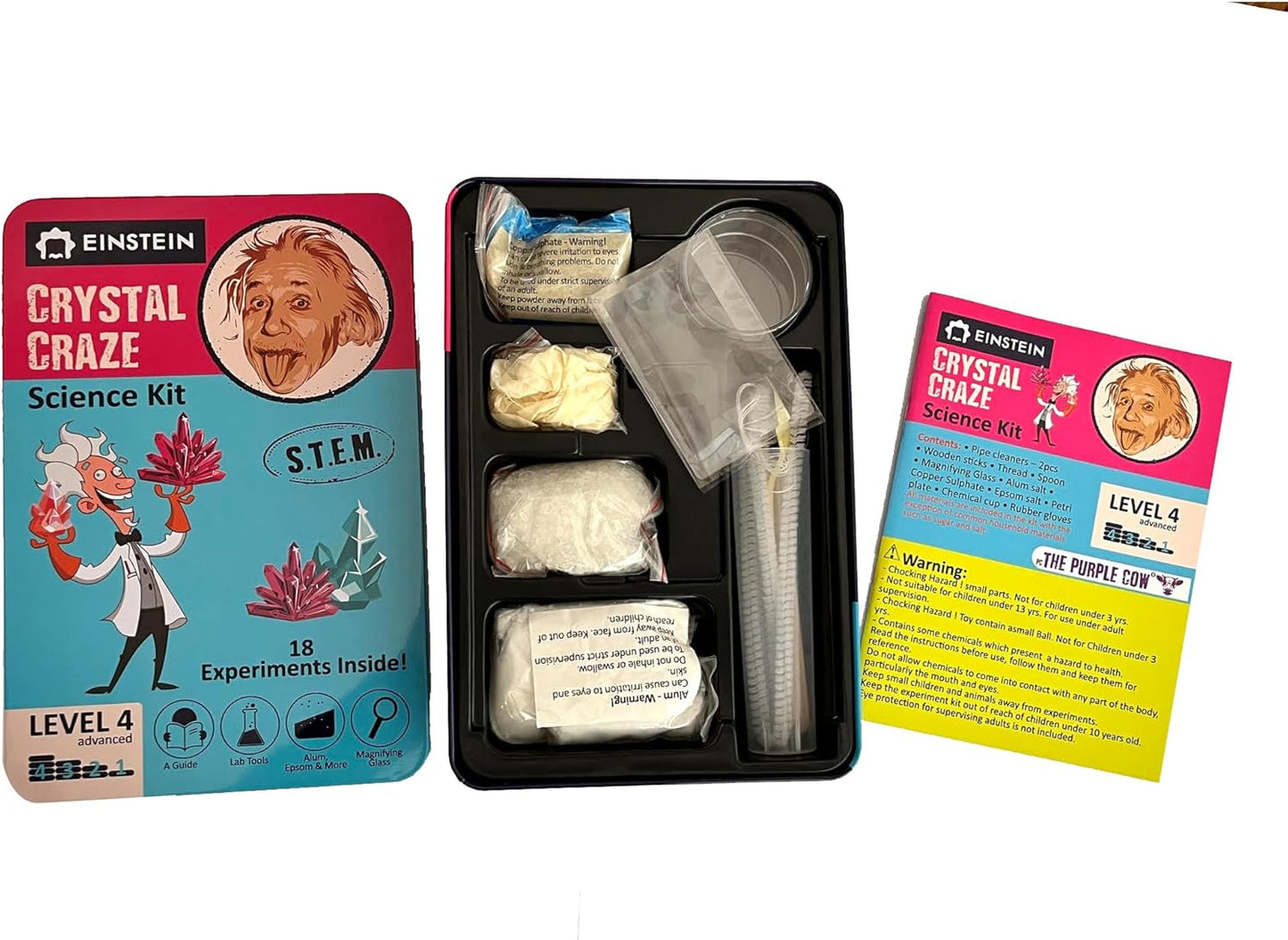 Einstein’s Optical Illusion LAB Science Kit for Kids. STEM for Boys & Girls Aged 8 and Above. 14 Exciting Experiments Inside/Detailed Picture Guide Included. Award Winning Kit
