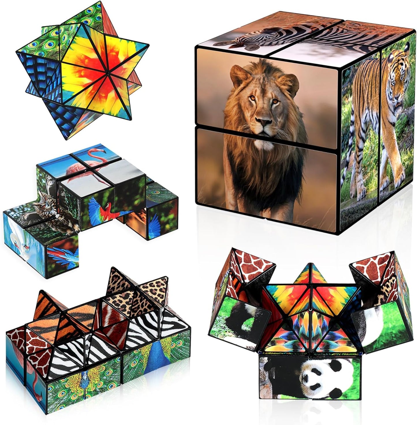 Star Cube Magic Cube Set, 2 in 1 Yoshimoto Cube for Kids and Adults, Toy for Boys and Girls Ages 8-12