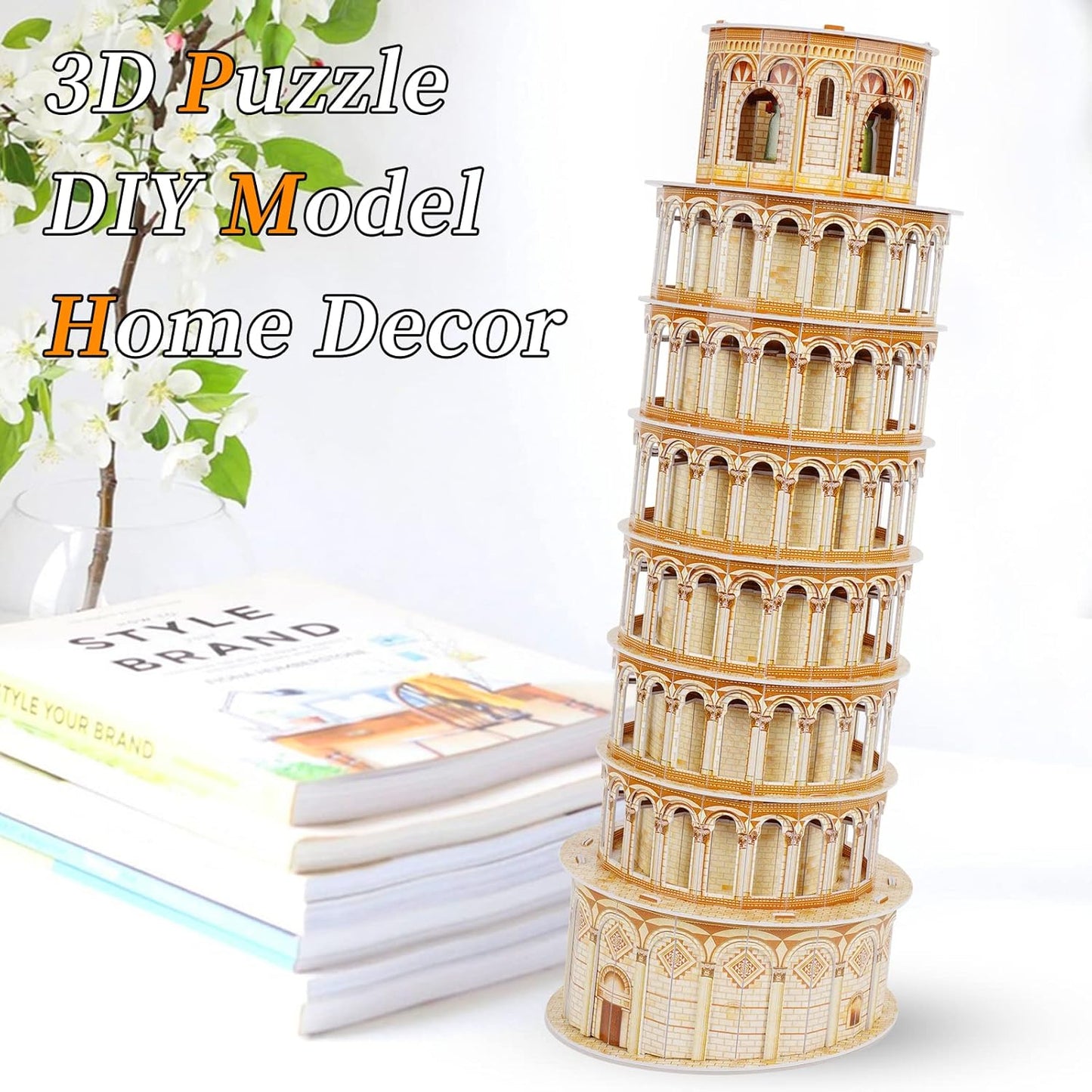 3D Puzzles for Kids Ages 8-10-12-14 Earth Globe DIY Geography Puzzle, Educational Learning Toys 3D Jigsaw World Globe Map Model Kit Teaching Aids Birthday for Boys Girls, 50 Pieces