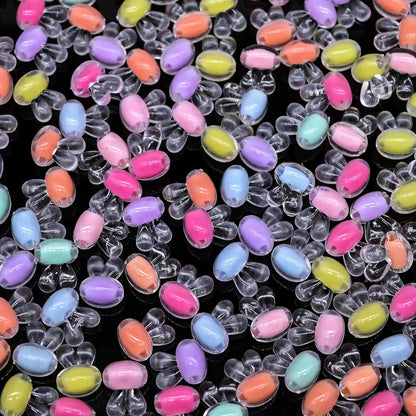 200g+ Candy Bulk Assorted Cute Kandi Beads for Jewelry Making, Bracelet Making Kit, Craft Supplies Charm Beads(Mixed II)
