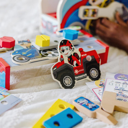 Melissa & Doug PAW Patrol Wooden See & Spell Pup Pad Game - FSC Certified