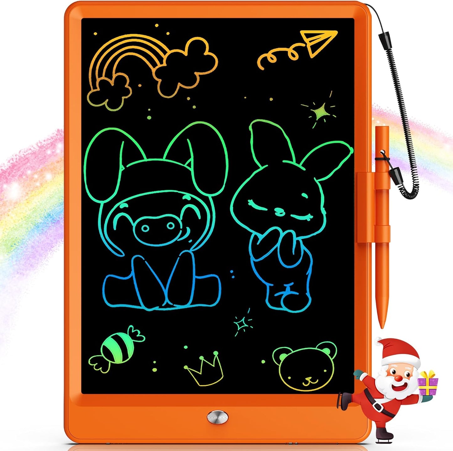 Bravokids Toys for 3-6 Years Old Girls Boys, LCD Writing Tablet 10 Inch Doodle Board, Electronic Drawing Pads, Educational Birthday Gift for 3 4 5 6 7 8 Years Old Kids Toddler (Blue)
