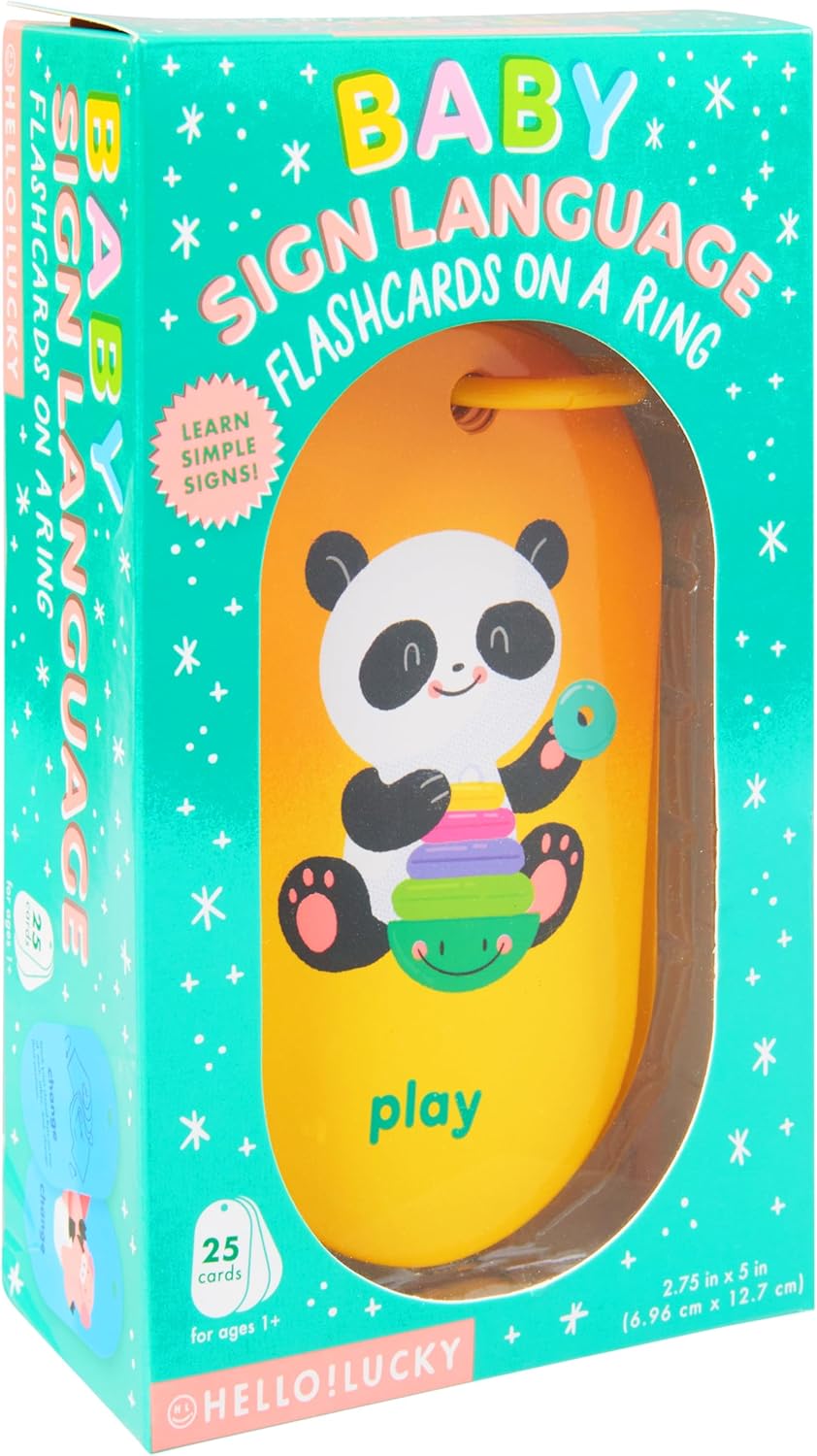 Hello!Lucky Baby's First Words Sign Language Flash Cards (BFC4-25419)