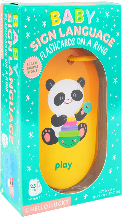Hello!Lucky Baby's First Words Sign Language Flash Cards (BFC4-25419)