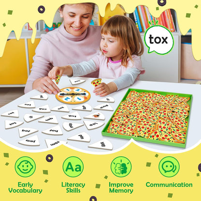 Blends & Digraphs Phonics Games for Kids, Learn to Read Phonics Flash Cards, Sight Words Word Games Spelling Reading Games, Speech Therapy Toys Kindergarten Preschool Learning Activities