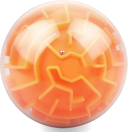 Amaze 3D Memory Sequential Maze Ball Puzzle Toy Gifts for Kids Adults - Challenges Game Lover Tiny Balls Brain Teasers Game (Rose)