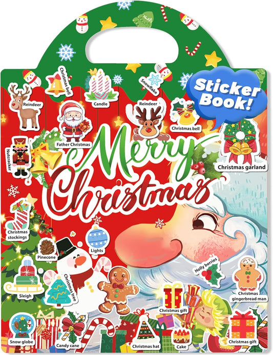 Halloween Sticker Books for Kids, Reusable Sticker Books for Toddlers, Halloween Travel Toys Acticities Crafts Birthday Gifts for Boys Girls Kids
