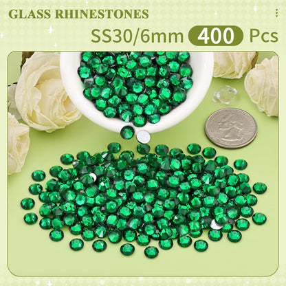 5000PCS SS6/2mm Glass Crystal Rhinestones (Clear), Bedazzling Flatback Rhinestones for Crafting DIY Crafts Nail Art Makeup Decoration, Gems Diamond Charms for Tumbler Shoes Clothing Mug