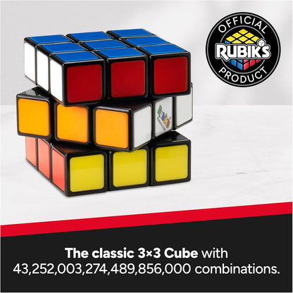 Rubik’s Cube, Pulse Cube, Light-Up Brain Teaser Puzzle for Speed Cubers, Solve the Puzzle Before the Lights Turn Off, Problem-Solving Brain Teaser & Fidget Toy for Adults, Teens, Kids Ages 8 & Up