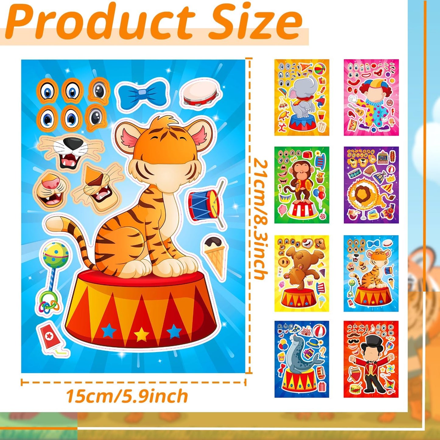 24-Sheet Make Your Own Science Sticker Kit | Microscope, DNA & Scientist Designs - Reusable Educational Decor for Classrooms & Kids Rooms
