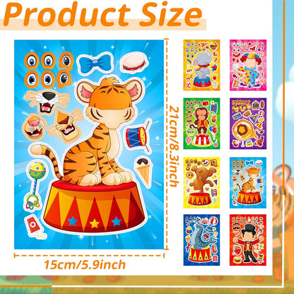 24-Sheet Make Your Own Science Sticker Kit | Microscope, DNA & Scientist Designs - Reusable Educational Decor for Classrooms & Kids Rooms